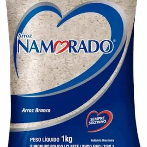 Arroz Namorado 1kg Tipo 1 – Fardo com 10 Unidades
